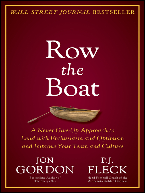 Title details for Row the Boat by Jon Gordon - Available